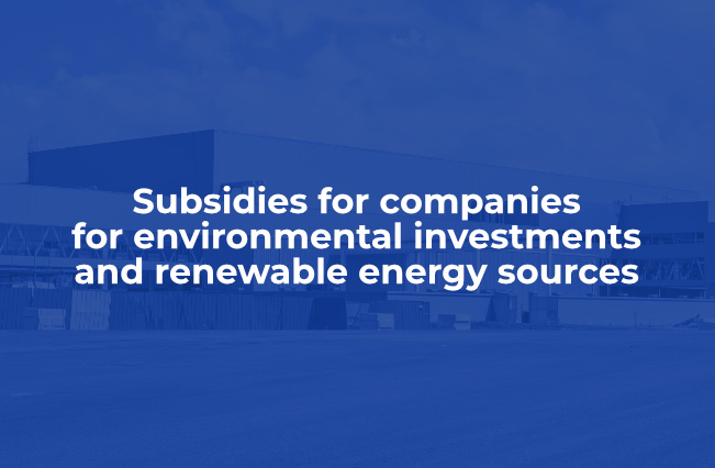 Co-financing for companies for ecological and renewable energy investments – up to 80% of eligible costs!